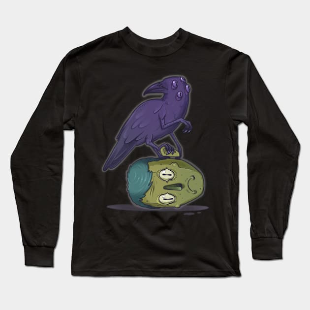 raven Long Sleeve T-Shirt by bananazavr